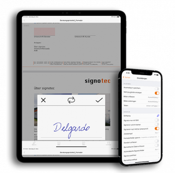 signoSign for Apple iOS